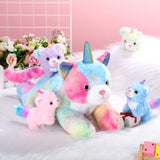 Harrycle 5 Pieces Caticorn Plush Toy Set 16 Inch Mommy Cat Unicorn