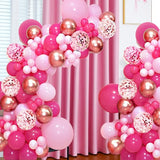 Hot Pink Balloons 100 pcs 12 inch Thicken Latex Hot Pink Balloon Pink