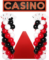 138 Pcs Casino Theme Party Decorations Set 8 Jumbo Poker Cards