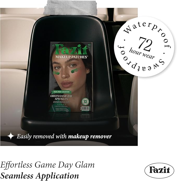 Fazit Makeup Patches - Green Game Day Speckles - Glow Up Make-Up