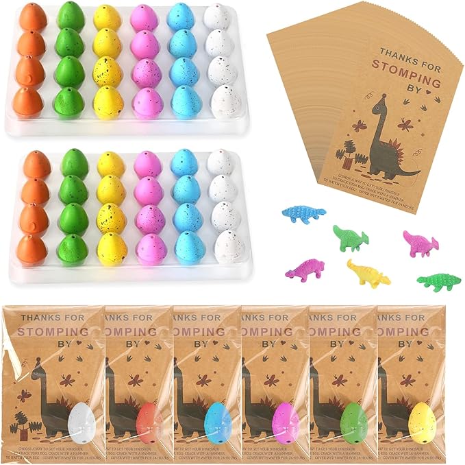48 Sets Dinosaur Party Favors Funny Mini Dinosaur Toys Dinosaur