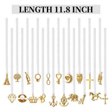 Solsew 20 Pcs Coquette Cake Pulls on Ribbon Decorations Traditional