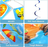 184 Pcs Beach Party Supplies Plates Napkins Set Includes Summer