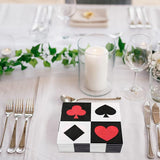 150Pcs Casino Poker Party Supplies 9 & 7 Poker Paper Plates &