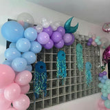 Mermaid Balloons, 60Pcs 12inch Metallic Purple Pink Blue Balloons
