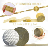PartyWoo Crepe Paper Streamers 4 Rolls 328ft, Pack of Crepe Paper