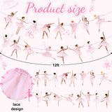 Trandraft 2 Pcs Ballerina Dancer Banner Ballet Dancing Hanging Garland
