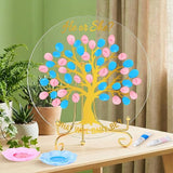 Gender Reveal Fingerprint Tree Boy or Girl Party Ideas Baby Shower