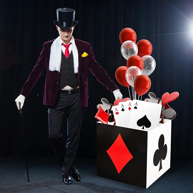 Casino Favors Box Casino Night Themed Party Decorations 23.6 Inch