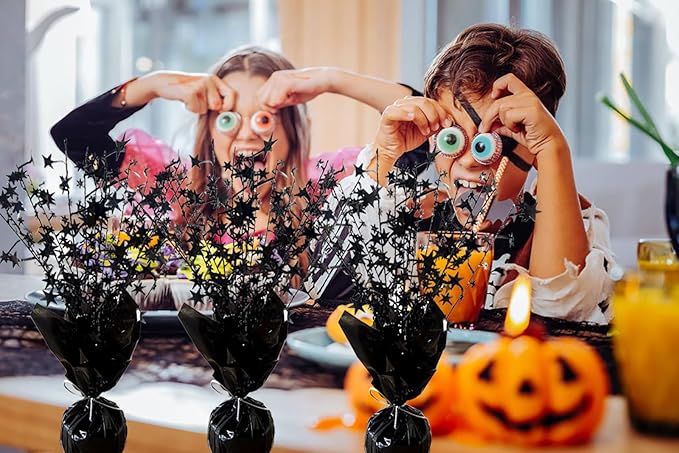 6 Pack Halloween Table Centerpieces Party Table Decoration Metallic