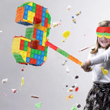 Building Blocks 3rd Birthday Party Decorations Number 3 Pinata with