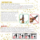 12" Silver & White Confetti Cannons - Party Poppers for Birthday