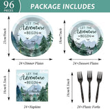 Adventure Awaits Baby Shower Tableware Let The Adventure Begin