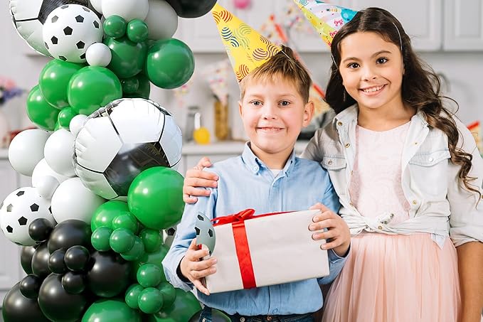 Soccer Balloon Arch Garland Kit 103Pcs Soccer Football Party