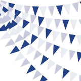 30 Ft Navy Blue White and Silver Party Decorations Royal Blue