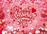 Happy Valentine's Day Backdrop Romantic Love Hearts Valentine's Day