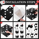 68 Pcs Casino Party Boxes Balloon Poker Cards Decoration-16 Pcs 11 in