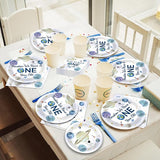96 Pieces Outer Space 1st Party Plates We Have a One Year Old Theme