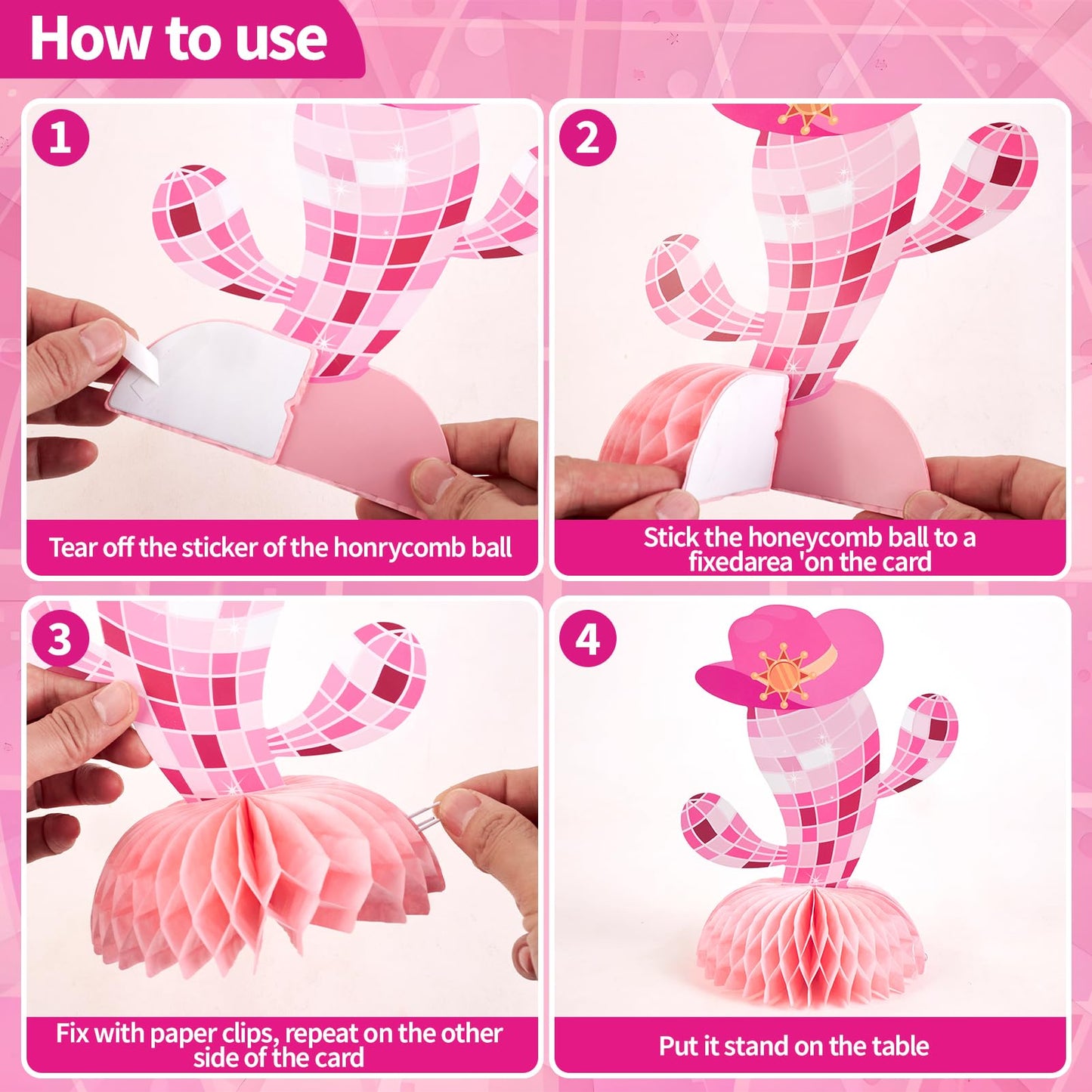 11pcs Cowgirl Party Decorations,Cowgirl Bachelorette Party Decorations