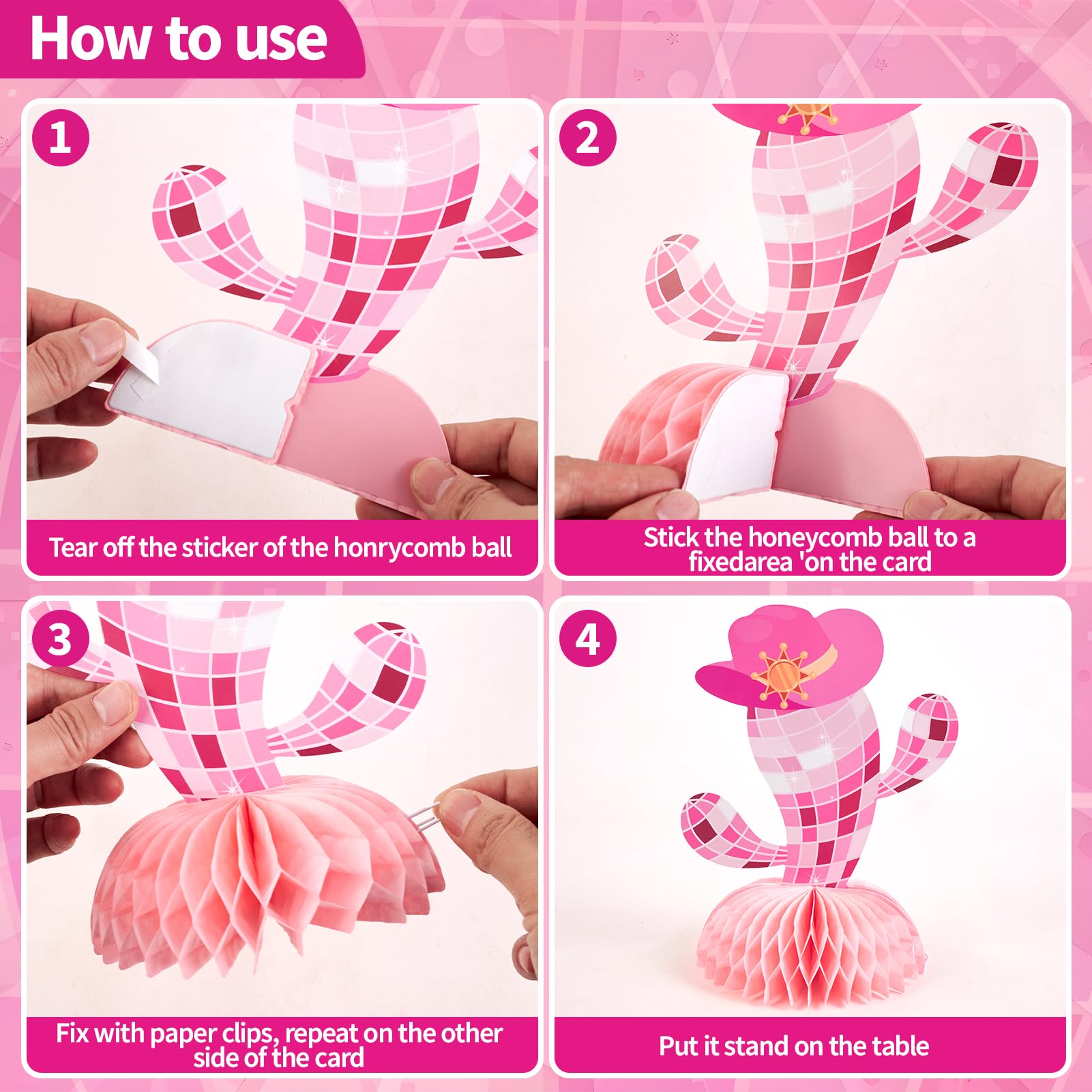 11pcs Cowgirl Party Decorations,Cowgirl Bachelorette Party Decorations
