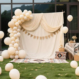 White Sand Balloons, 160Pcs 5 Inch Small Cream Balloon, Latex
