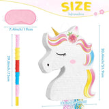 Unicorn Piñata Unicorn Party Supplies Piñata Bundle with Blindfold