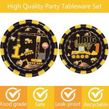 92 Pcs Construction 1st Birthday Party Supplies Dump Truck Theme One