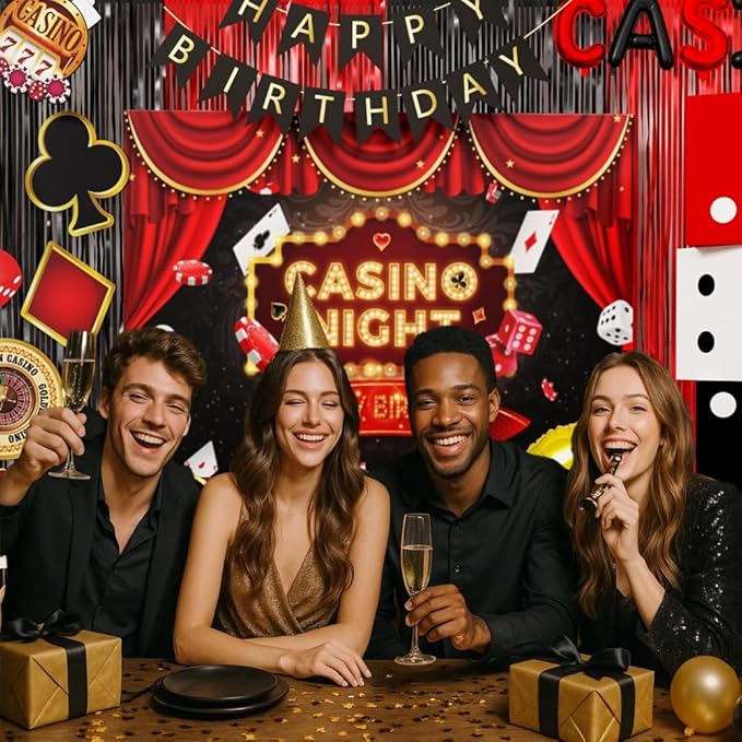 Casino Theme Party Decoration Las Vegas Birthday Party Casino