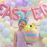 Easter balloon garland kit arch 139pcs with Easter egg chicken daisy