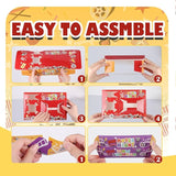 45 Pcs Movie Night Snack Tray with Popcorn Bags Movie Night Supplies