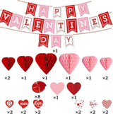 Valentines Day Decorations Kit 31 PCS Valentine's Swirl Hanging