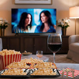 72 Pcs Movie Night Party Supplies Paper Plates Napkins Forks