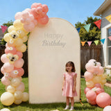 Dusty Pink Balloons Pastel Pink Yellow White Sand Balloons Boho Baby