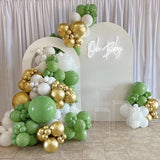 Sage green Balloons 100 Pack 12 inch Round Helium Olive Green