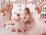 Rose Gold Birthday Balloons Party Decorations Set 38 Pack Party