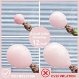 PartyWoo Baby Pink Balloons 140pcs Different Sizes of 18 12 10 5 Inch