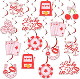 Casino Theme Party Decorations Lucky In Love Hanging Swirls Casino