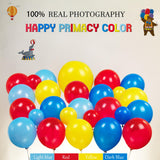 Carnival Theme birthday party decorations & include red blue yellow