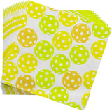 Blue Orchards Pickleball Party Plates and Napkins (52 Pieces for 16