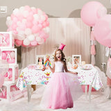 Princess Party Decorations 162pcs Castle Decorations Including Pink