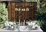Pre-Strung Old As Glitter Banner - Funny Retirement Decorations for