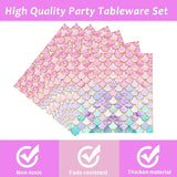 96 Pcs Mermaid Birthday Party Decorations Mermaid Party Supplies