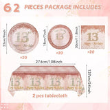 13th Birthday Party Decorations for Girls Rose Gold Birthday