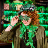 96Pcs St Patricks Day Party Favors Set Shamrock Glasses Necklaces