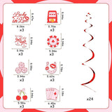 Casino Theme Party Decorations Lucky In Love Hanging Swirls Casino