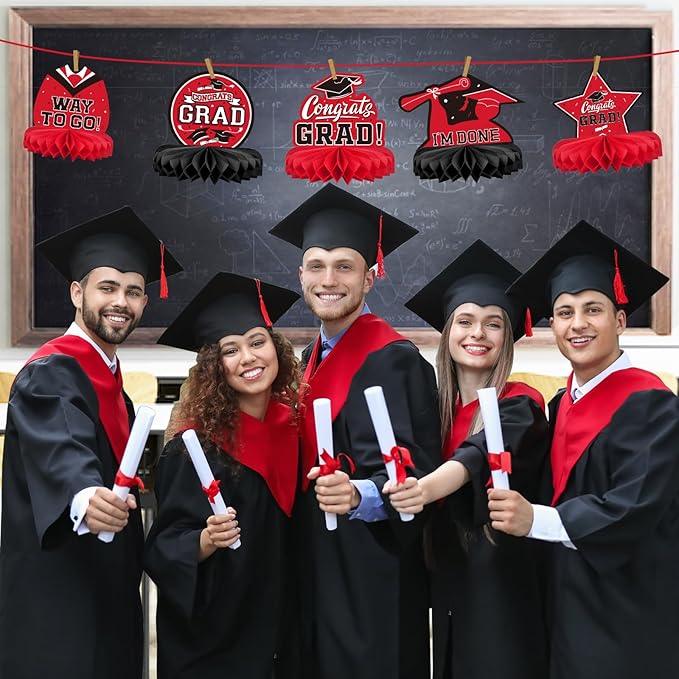 9PCS Graduation Decorations 2026 Congrats Grad Table Centerpiece
