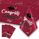 Slergut Maroon Graduation Decorations 2026, 3 Pack Maroon Graduation