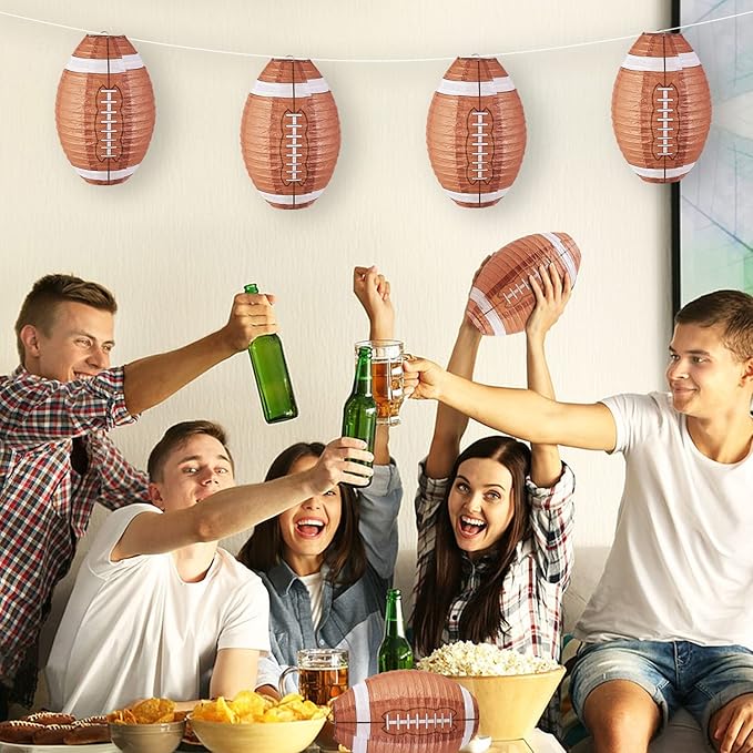 Easy Joy 12 Inch Football Party Decorations Football Lanterns