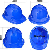 Sumind 48 Packs Construction Party Hats Kids Plastic Worker Helmet
