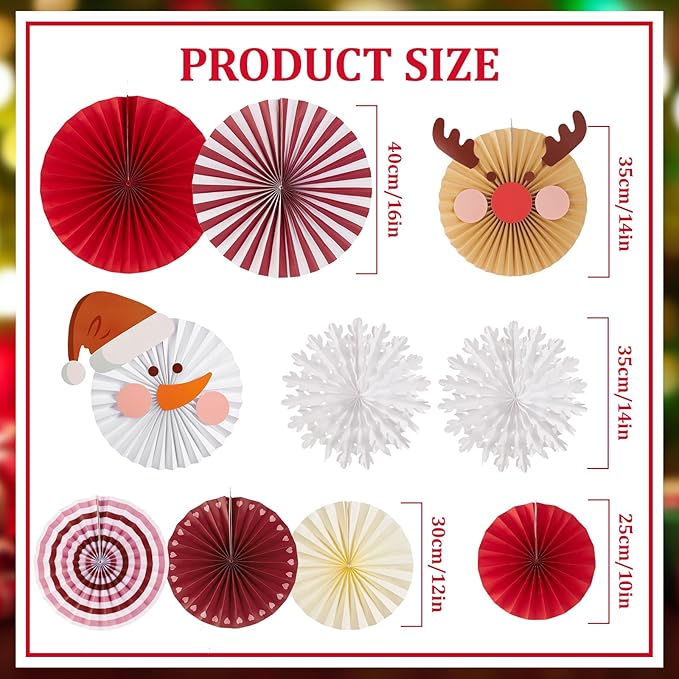 SUNBEAUTY Christmas Party Decorations Christmas Classroom Decorations